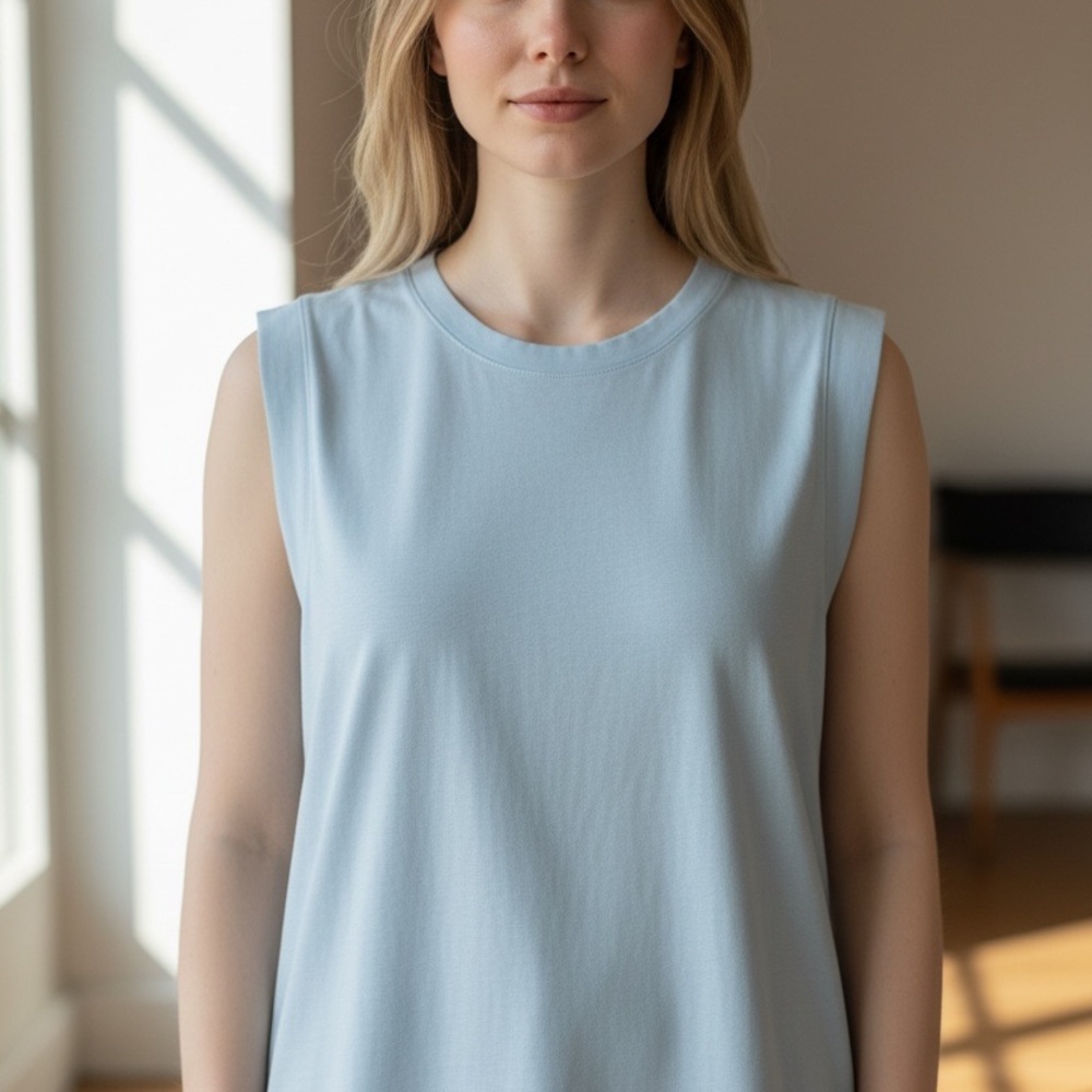 NOR Light Blue Muscle Tee